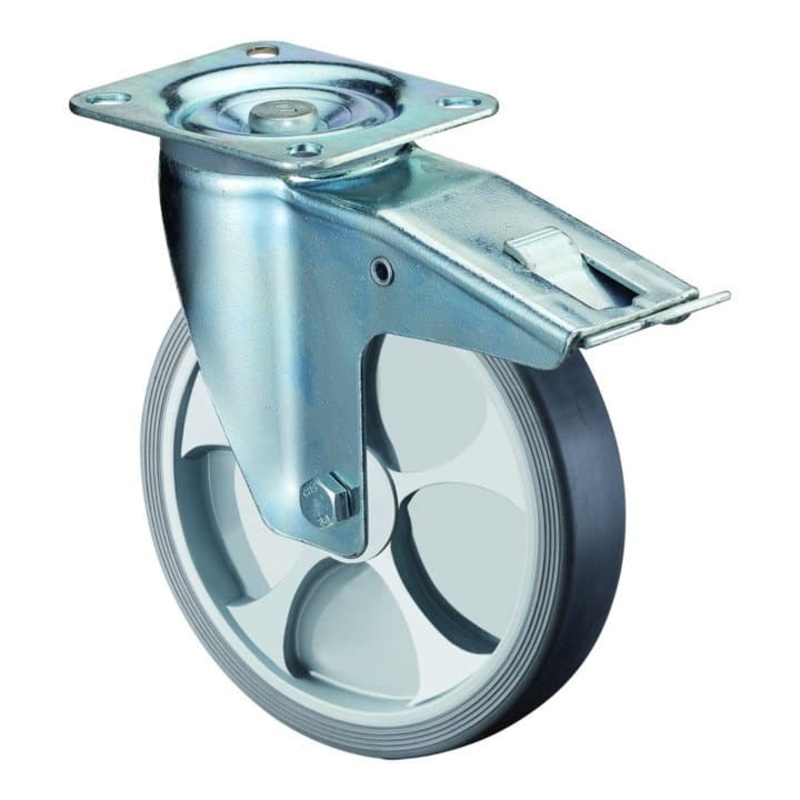 Rueda giratoria BS ROLLEN  200 mm capacidad de carga 220 kg (3000275599)