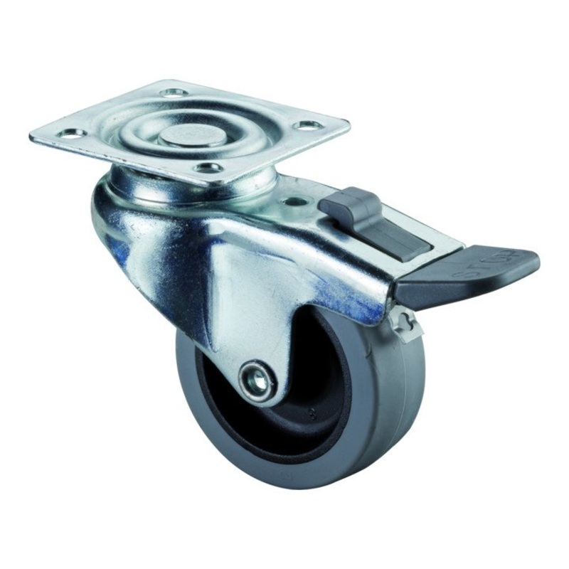 Rueda giratoria BS ROLLEN con bloqueo total  50 mm capacidad de carga 35 kg (3000275193)