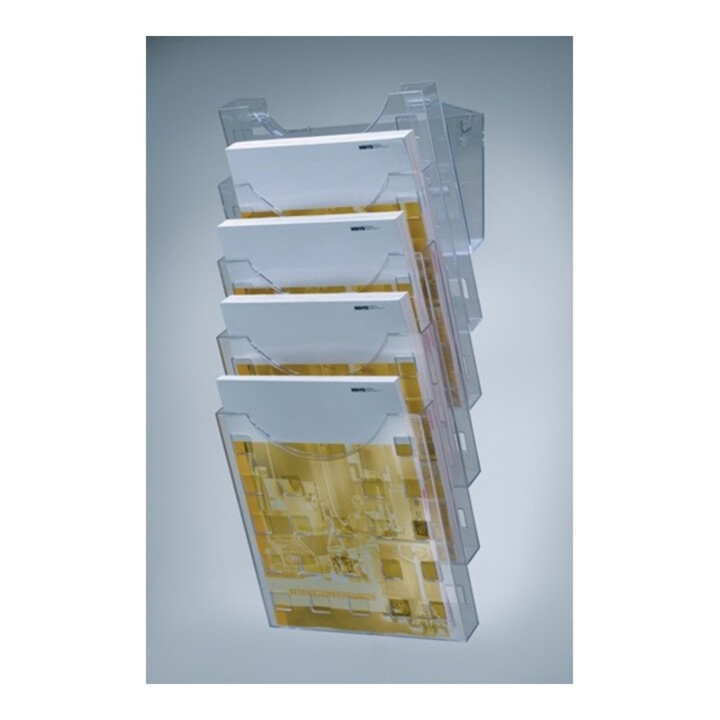 HELIT Portafolletos de pared 5 compartimentos DIN A4 (9000493298)