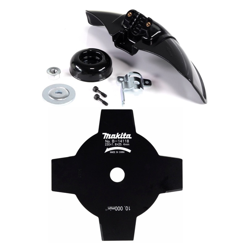 Kit de conversin Makita Juego de conversin para DUR 365 de cabeza roscada a cuchilla de impacto de 4 dientes, incluida cuchilla de impacto de 4 dientes