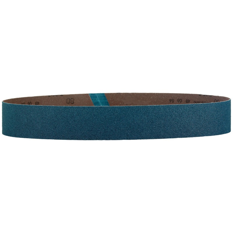 10 Sanding belts 30 x 533 mm, P80, ZK, RB