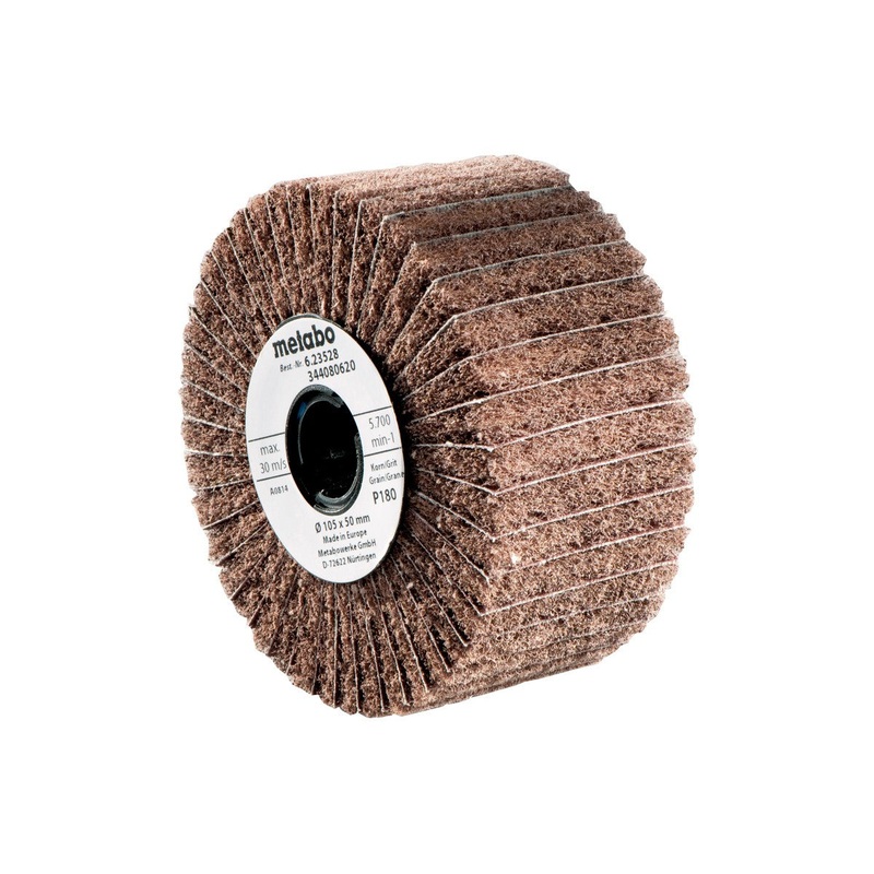 Flap wheel/ nylon web grinding wheel 105x100 mm, P 180