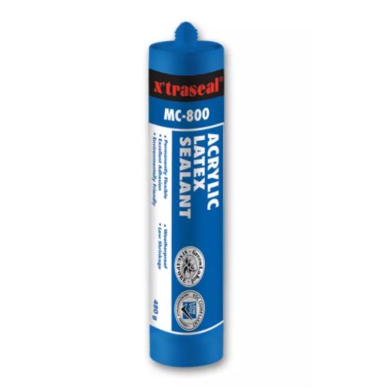 X'traseal Mc-800 (480g) Acrylic Latex Sealant White (In & out Door) | Model : SIL-XMC800-WH