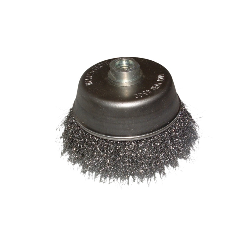 Wire Brush 125mm Dia. x M14 Crimp Cup 030 Wire Size 94940522 [9256]