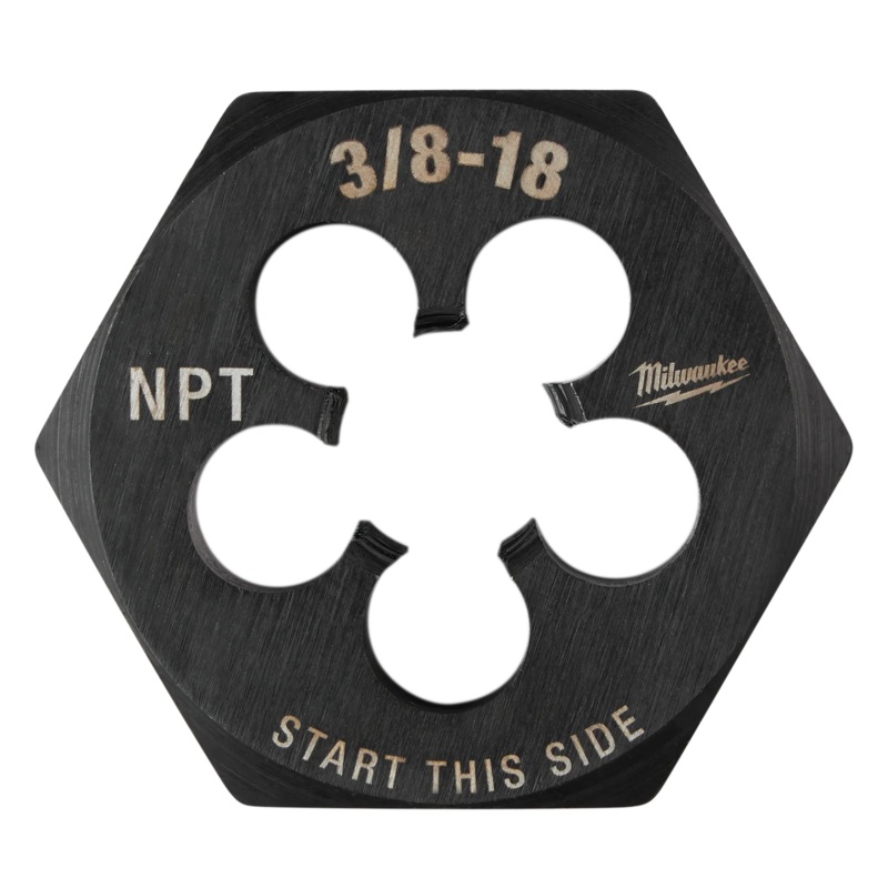 3/8"-18 NPT 2-1/6" Hex Threading Die
