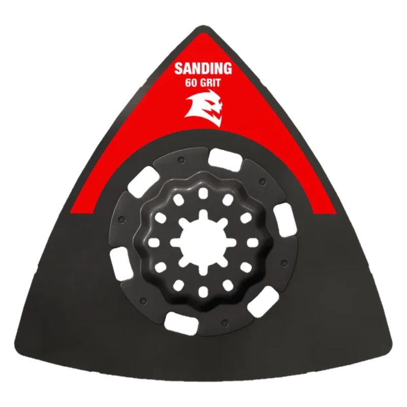 3-1/2" 60-Grit Starlock Oscillating Sanding Plate