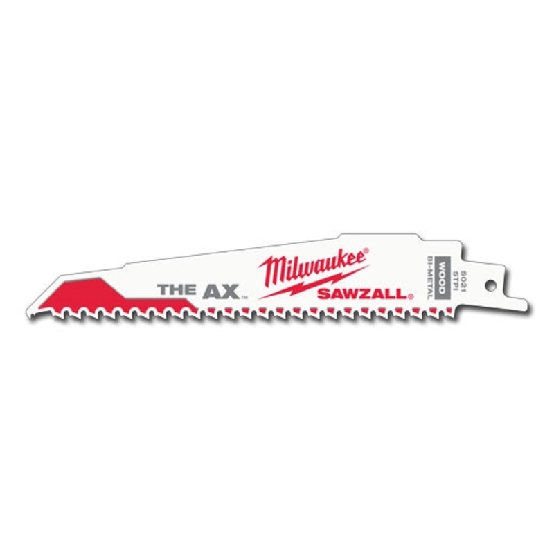 6" 5 TPI The Ax Sawzall Blade (5 Pk)
