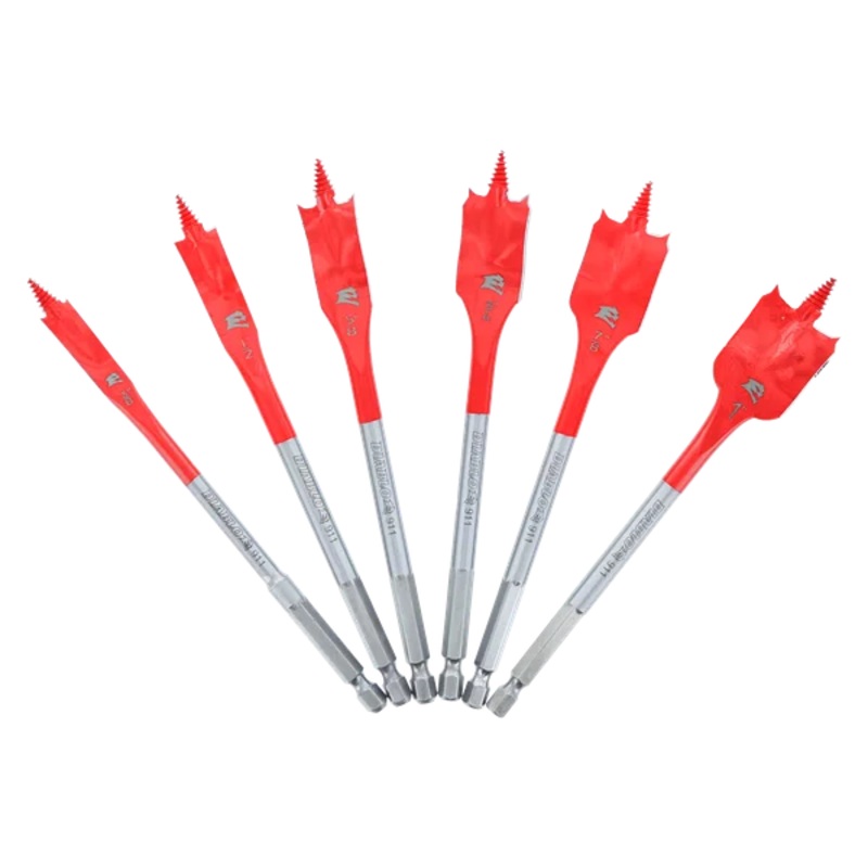 6 pc Spade Bit Set for Wood