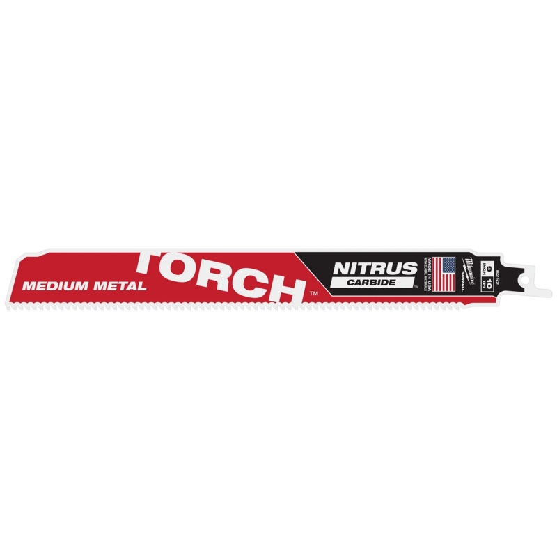 9" 10TPI TORCH with NITRUS Carbide Teeth for Conduit and Strut 1PK