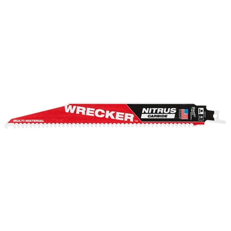 9" WRECKER with NITRUS Carbide SAWZALL Blade for Multi-Material 5PK