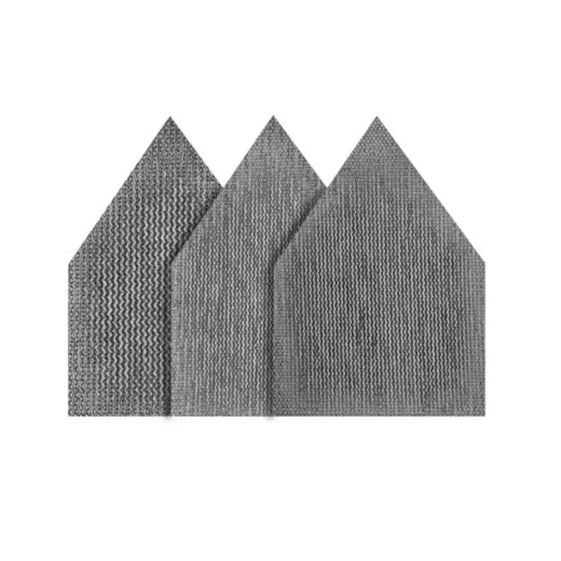 Assorted 80, 120 & 180 Grit Mesh Sanding Sheets for M12 FUEL Orbital Detail Sander 12-Pack