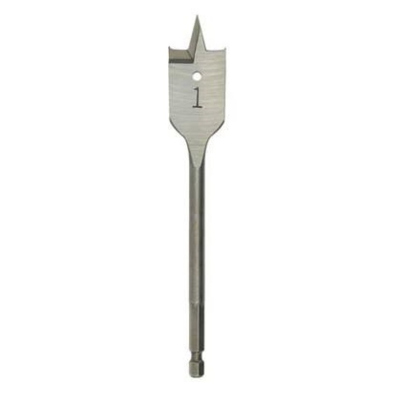 Flat Boring Bit 1-1/8" x 6"