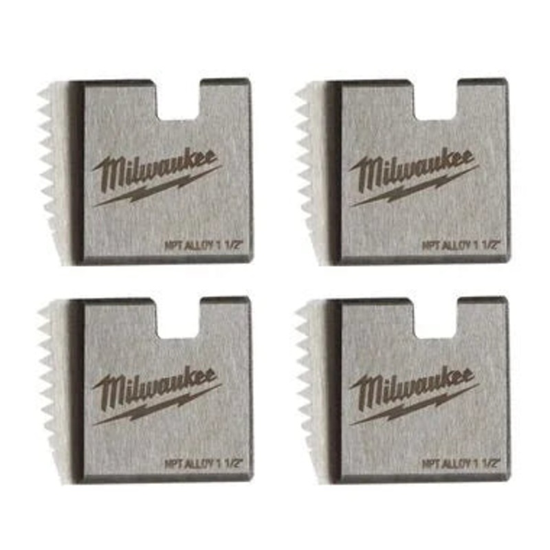 Milwaukee 1-1/2" ALLOY NPT Portable Pipe Threading Dies