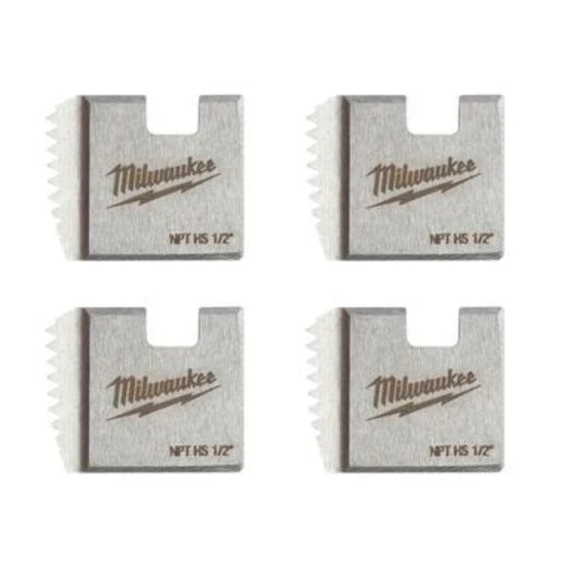 Milwaukee 1/2" HIGH SPEED NPT Portable Pipe Threading Dies