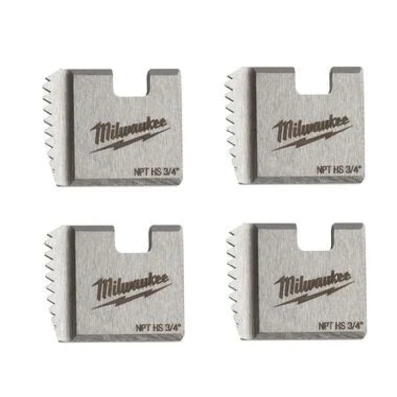 Milwaukee 3/4" HIGH SPEED NPT Portable Pipe Threading Dies