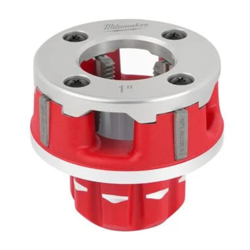 Milwaukee Compact 1" ALLOY NPT Portable Pipe Threading Forged Aluminum Die Head