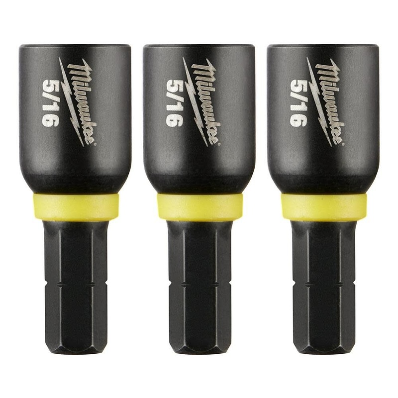 SHOCKWAVE Impact Duty 5/16 Insert Magnetic Nut Driver 3PK