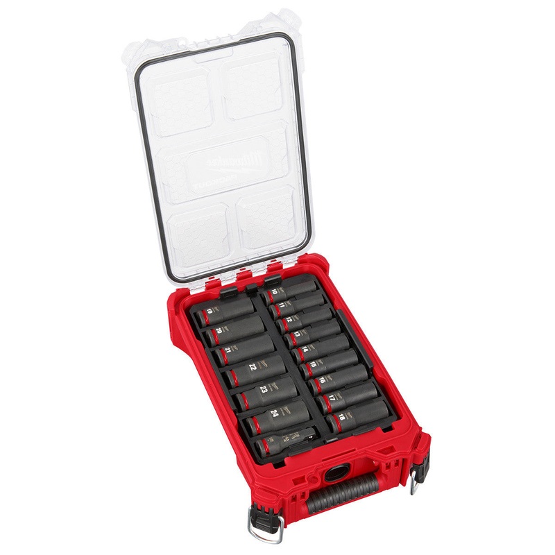 SHOCKWAVE Impact Duty Socket 1/2 Dr 16PC MM PACKOUT Set