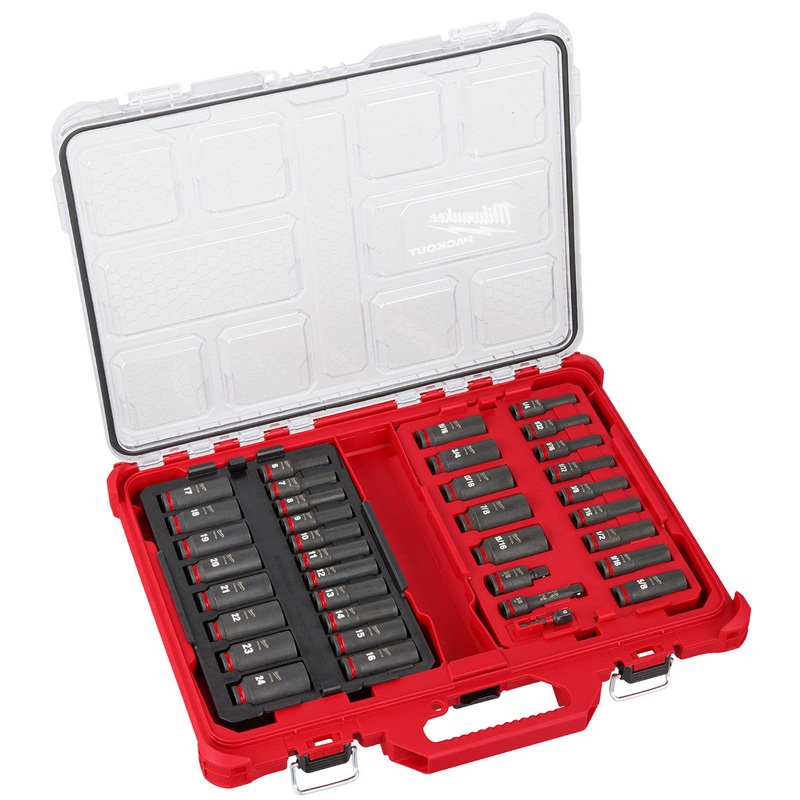 SHOCKWAVE Impact Duty Socket 3/8 Dr 36PC SAE/MM PACKOUT Set