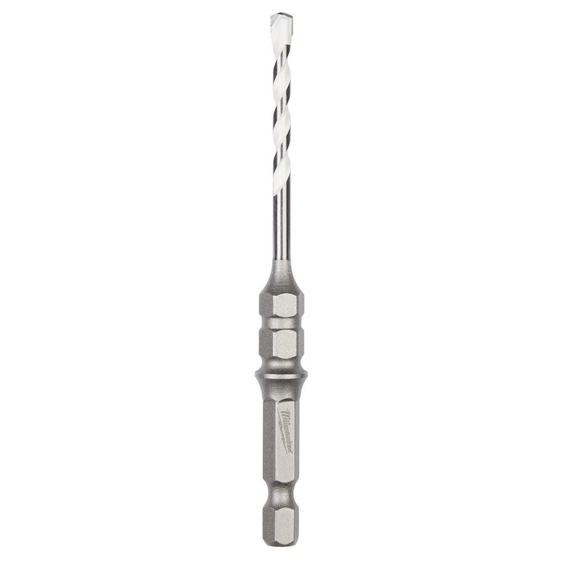 3/16" x 2" x 4" SHOCKWAVE Impact Duty Carbide Multi-Material Drill Bit for Concrete Screws