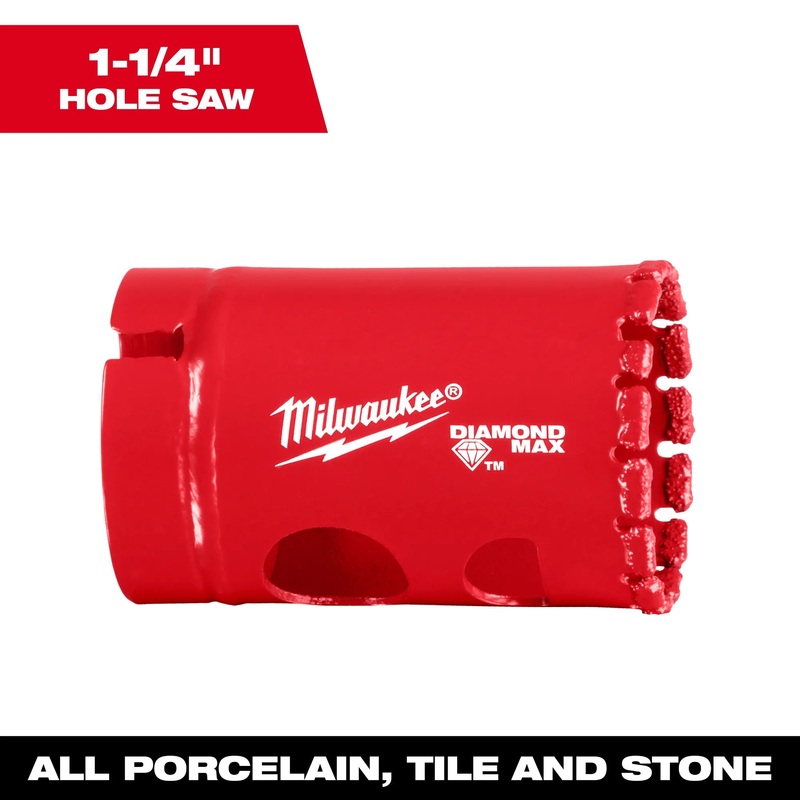 Milwaukee 1-1/4" Diamond Max Hole Saw