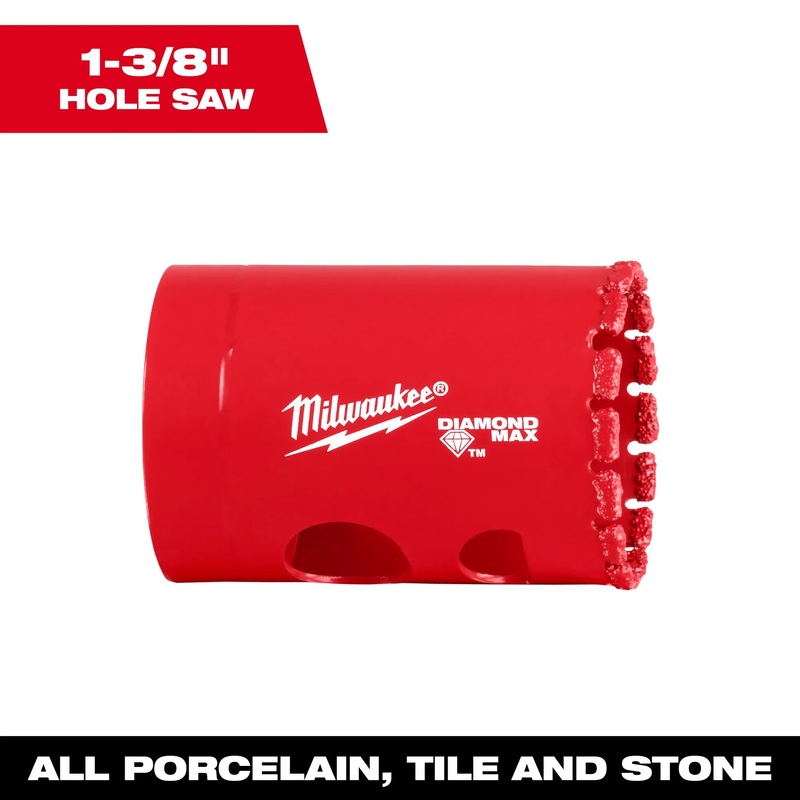 Milwaukee 1-3/8" Diamond Max Hole Saw