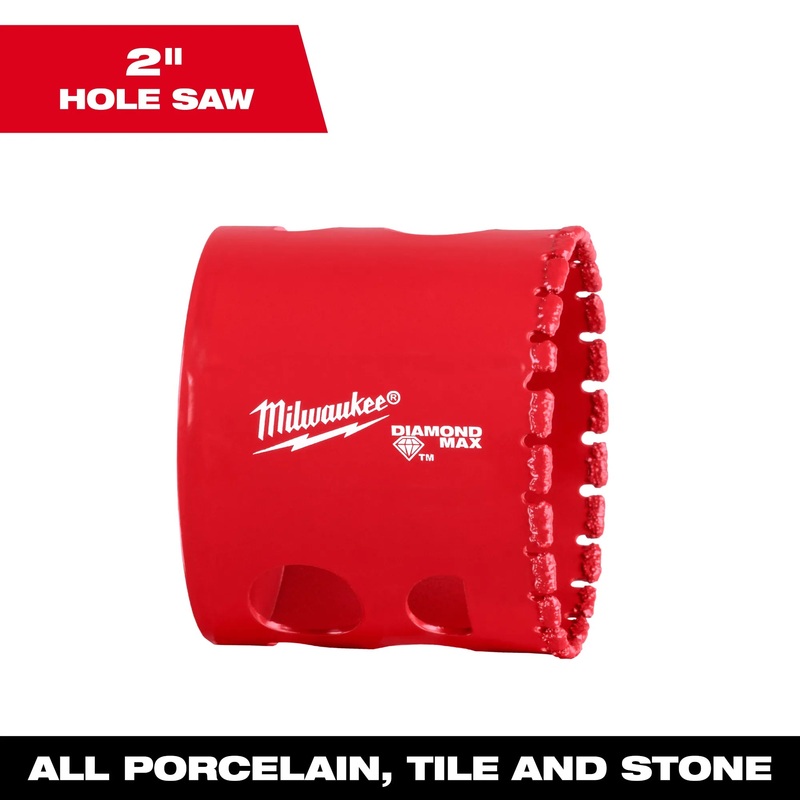 Milwaukee 2" Diamond Max Hole Saw
