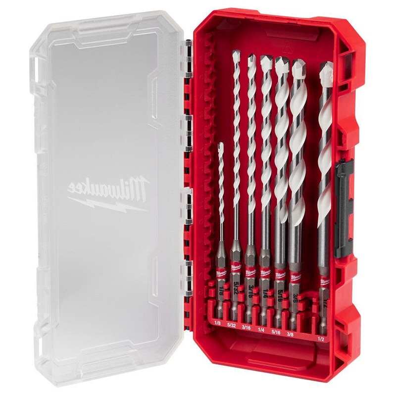 SHOCKWAVE Impact Duty Carbide Multi-Material Drill Bit Set - 7PC