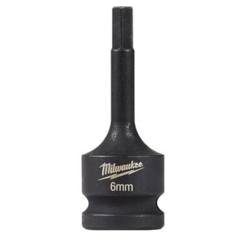 SHOCKWAVE Lineman's 1/2" Drive 6MM Hex Bit Socket