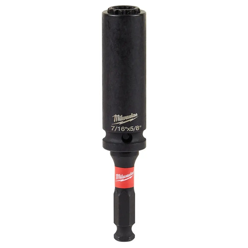 SHOCKWAVE Lineman's 12PT 7/16" & 5/8" 2-in-1 Socket