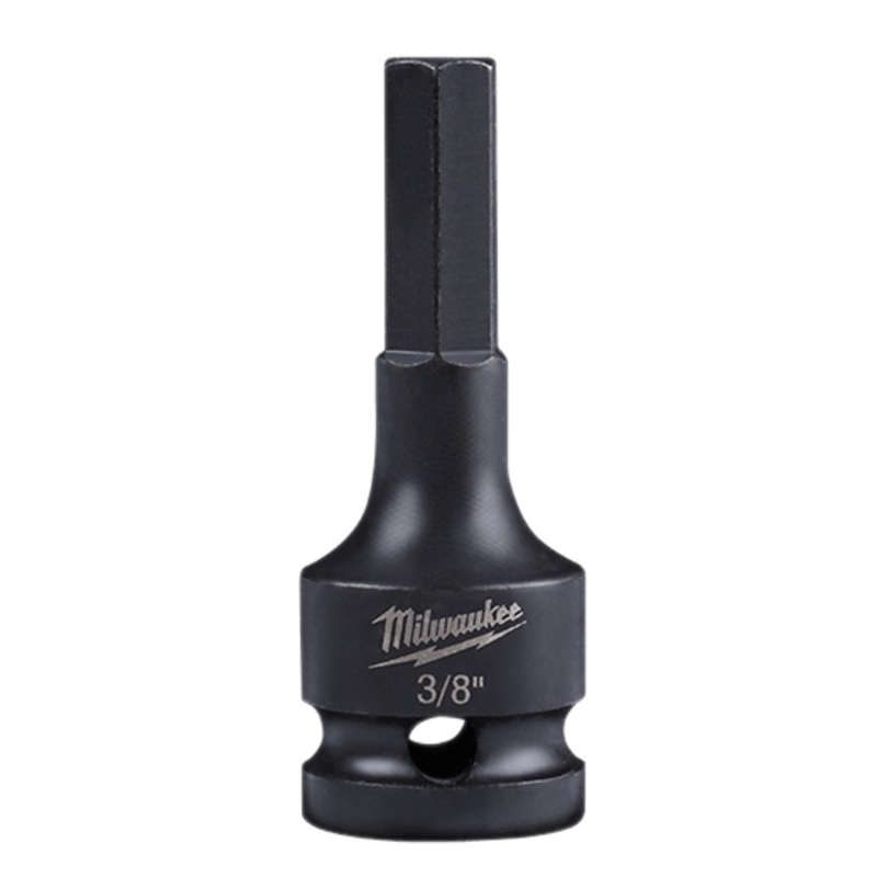 SHOCKWAVE Lineman's Impact Duty 1/2" Drive 3/8" Hex Bit Socket