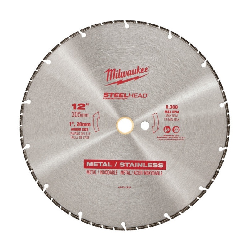 12 in. STEELHEAD Diamond Cut-Off Blade
