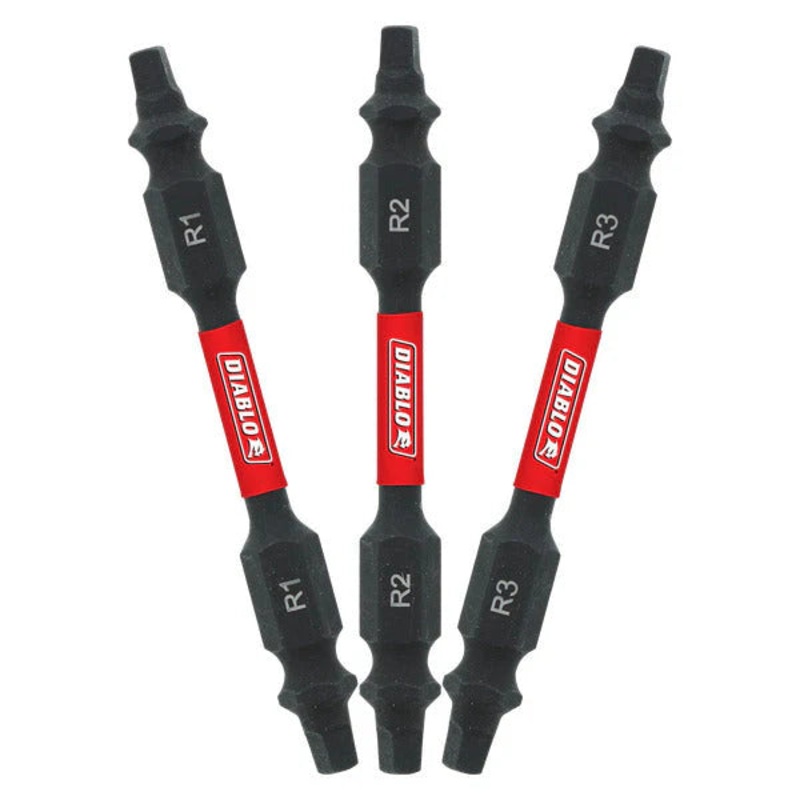 2-1/2" Double-Ended Square Drive Bit 1PK