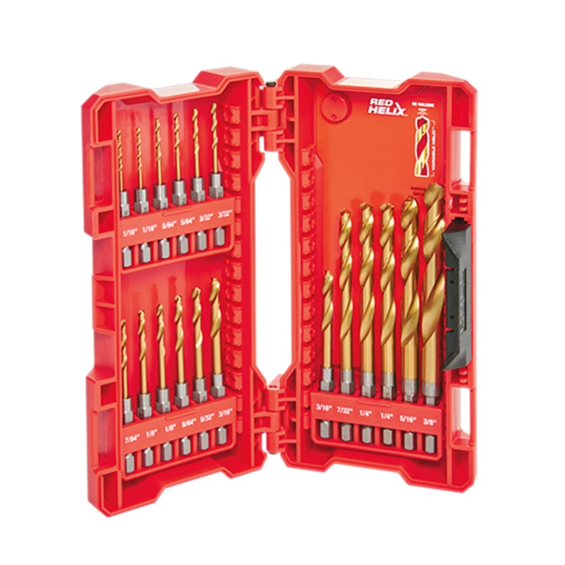 SHOCKWAVE Impact Duty Titanium Drill Bit Set - 18PC