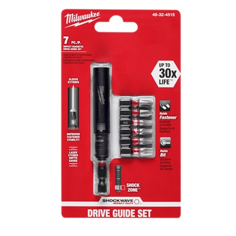SHOCKWAVE Impact Magnetic Drive Guide Set - 7 PC