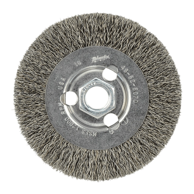 4 in. Stainless Steel Full Cable Twist Knot Wheel